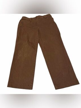 Talbots Brown Capri Length Women’s Pants Size 8 Petite